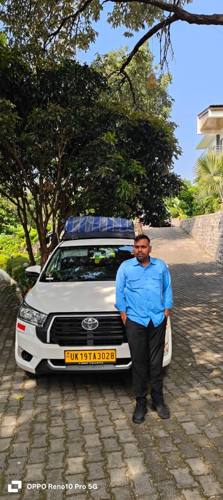 Driver with tourist vehicle